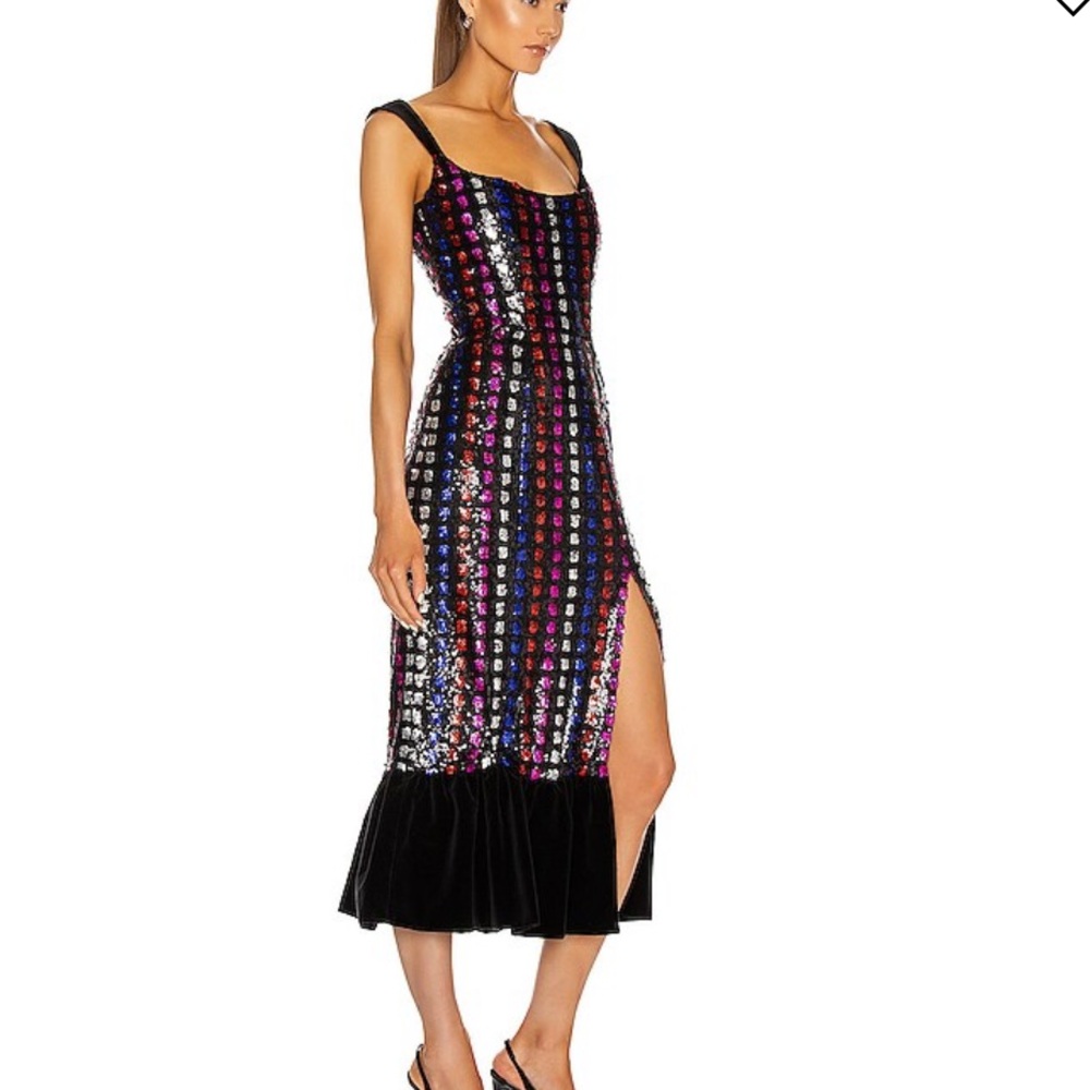 Markarian Gertrude Sequin Dress Size 4 - Picture 2 of 6